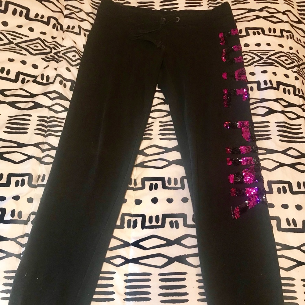 Victoria’s Secret Pink Bling Joggers Size xs